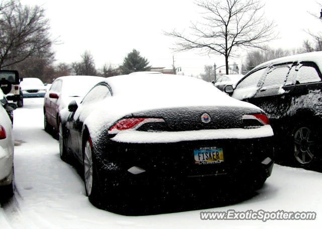 Fisker Karma spotted in New Albany, Ohio
