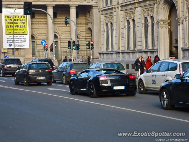 Lamborghini Gallardo spotted in Milan, Italy