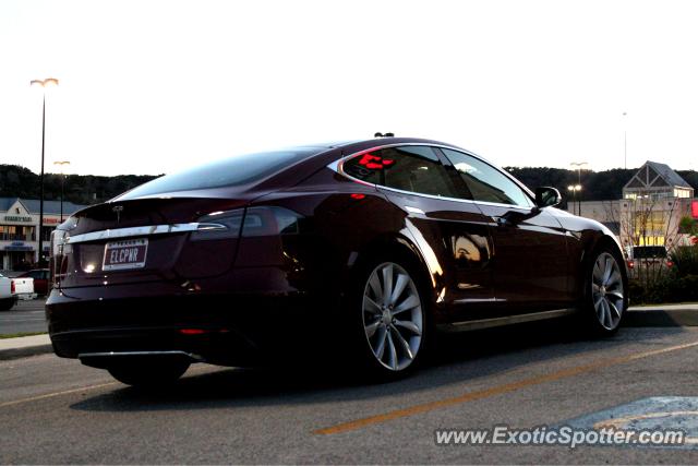 Tesla Model S spotted in Leon Springs, Texas