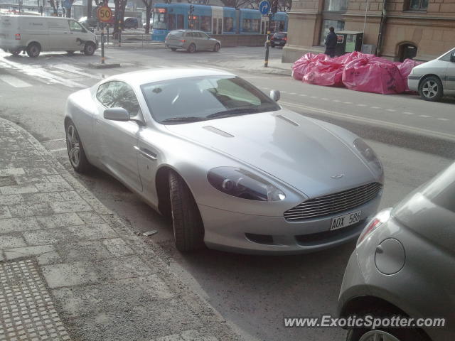 Aston Martin DB9 spotted in Stockholm, Sweden