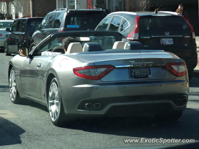 Maserati GranCabrio spotted in Newark, Delaware