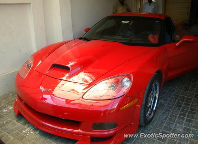 Chevrolet Corvette Z06 spotted in Lahore, Pakistan