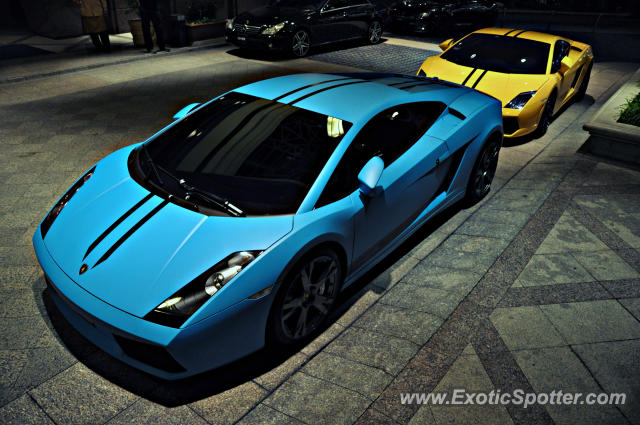 Lamborghini Gallardo spotted in KLCC Twin Tower, Malaysia