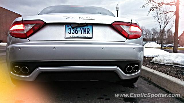 Maserati GranTurismo spotted in Newtown, Connecticut