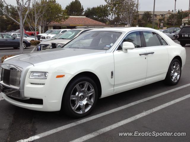 Rolls Royce Ghost spotted in Carmel Valley, California