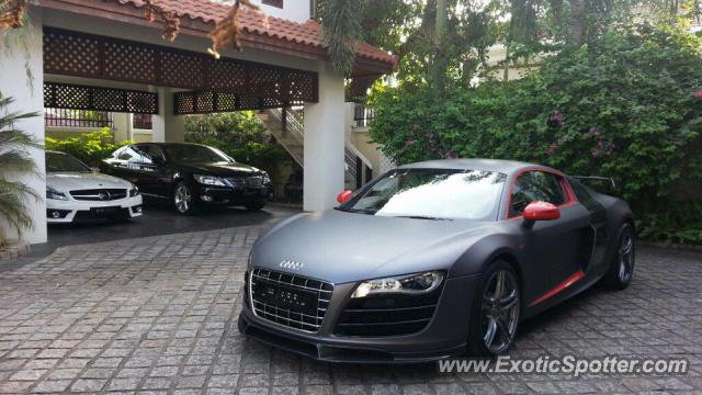 Audi R8 spotted in Yangon, Myanmar, Burma