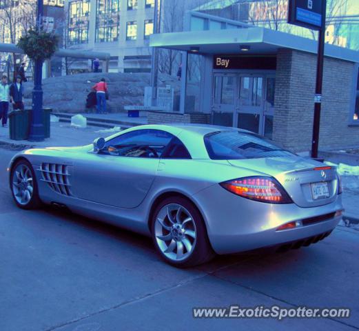 Mercedes SLR spotted in Yorkville, Canada