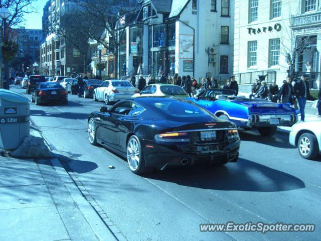 Aston Martin DB9 spotted in Toronto, Canada