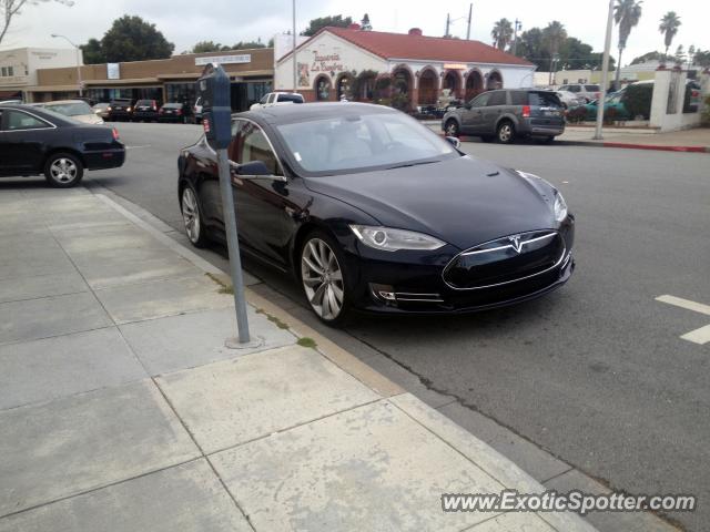 Tesla Model S spotted in San Mateo, California