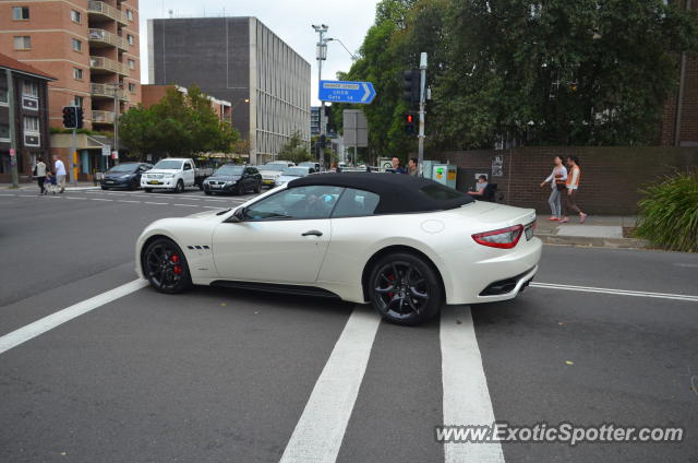 Maserati GranCabrio spotted in Sydney, Australia