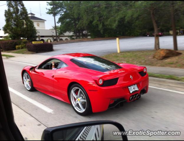 Ferrari 458 Italia spotted in Atlanta, Georgia