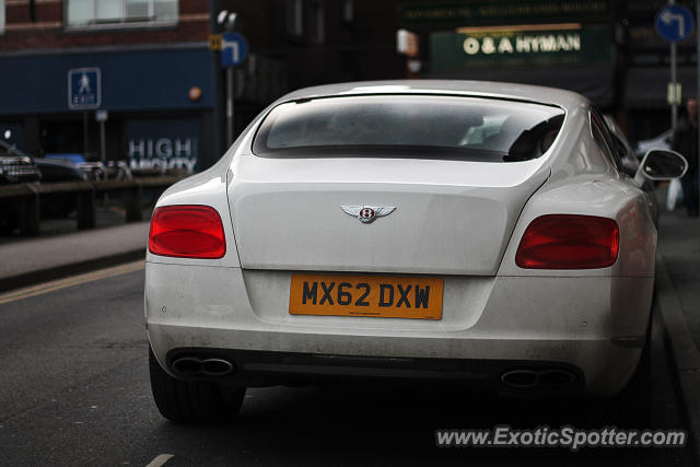 Bentley Continental spotted in Leeds, United Kingdom
