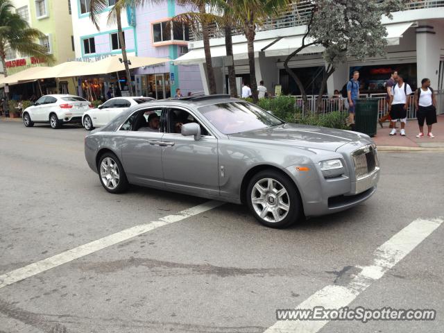 Rolls Royce Ghost spotted in South Beach, Florida