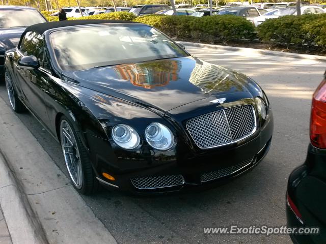 Bentley Continental spotted in South Beach, Florida