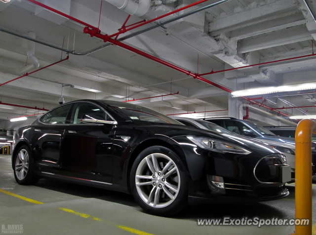 Tesla Model S spotted in Boston, Massachusetts