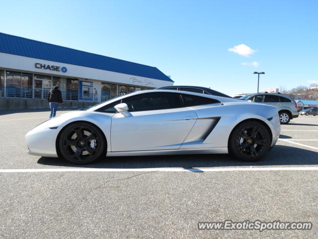 Lamborghini Gallardo spotted in Edgewater, New Jersey