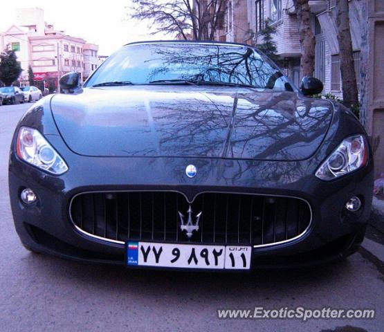 Maserati GranCabrio spotted in Mashhad, Iran