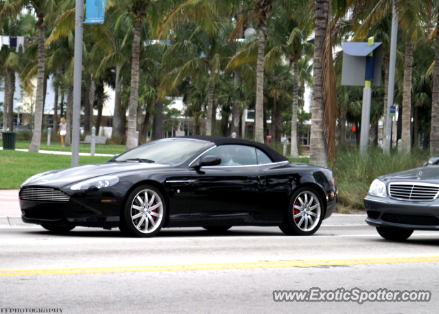 Aston Martin DB9 spotted in Miami, Florida