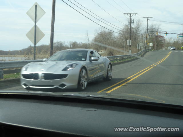 Fisker Karma spotted in Red Bank, New Jersey