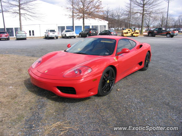 Ferrari 360 Modena spotted in Stabler arena, Pennsylvania
