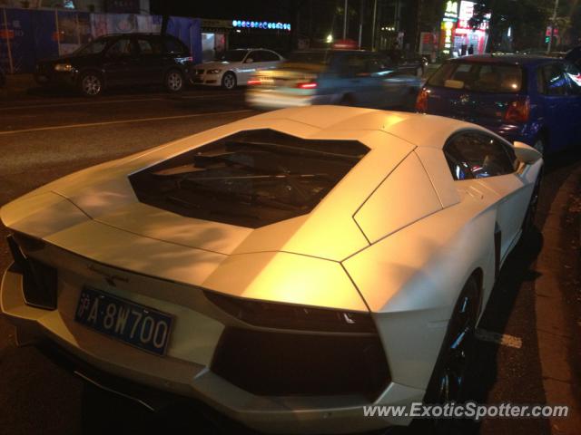 Lamborghini Aventador spotted in Shanghai, China
