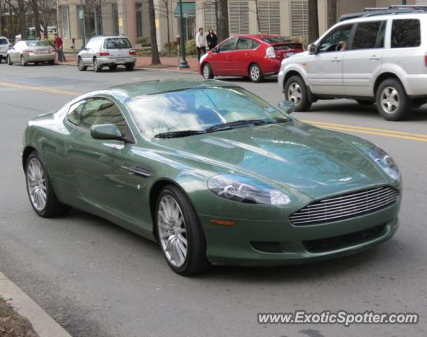 Aston Martin DB9 spotted in Bethesda, Maryland