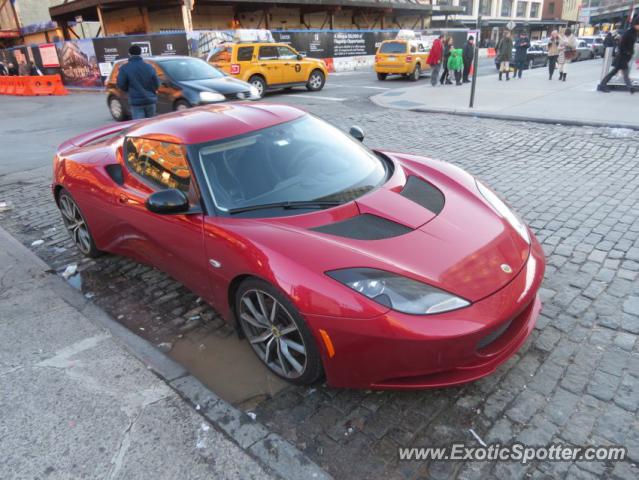 Lotus Evora spotted in NYC, New York