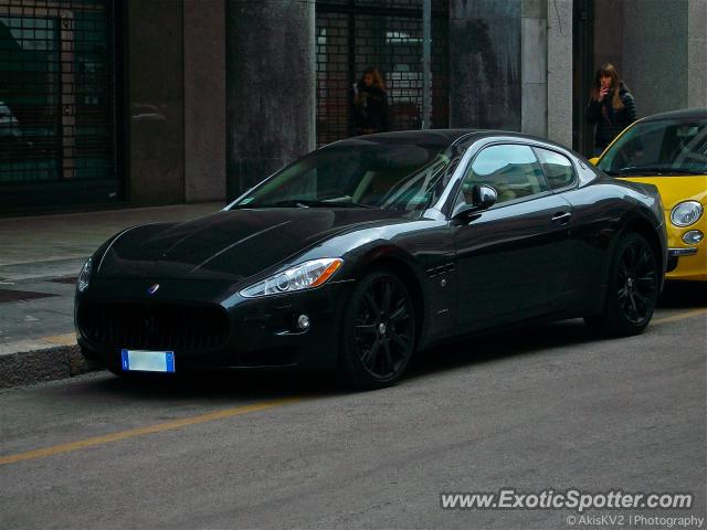 Maserati GranTurismo spotted in Milan, Italy