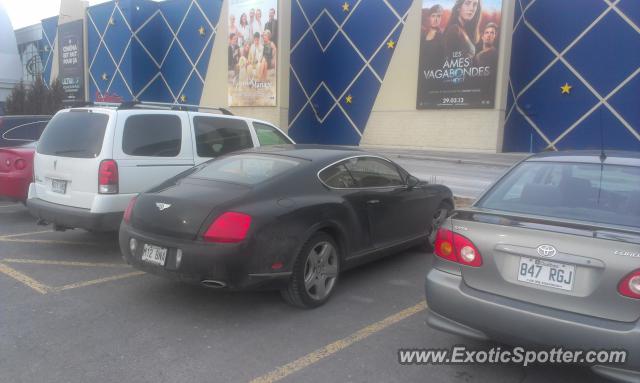 Bentley Continental spotted in Brossard, Canada