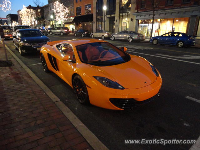 Mclaren MP4-12C spotted in Red Bank, New Jersey