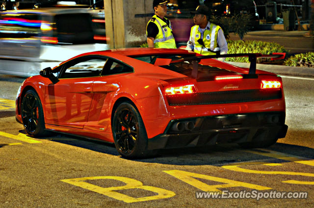 Lamborghini Gallardo spotted in Bukit Bintang KL, Malaysia
