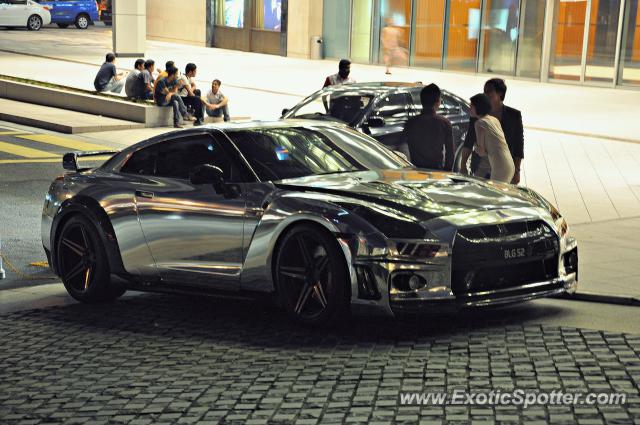 Nissan GT-R spotted in KLCC Twin Tower, Malaysia