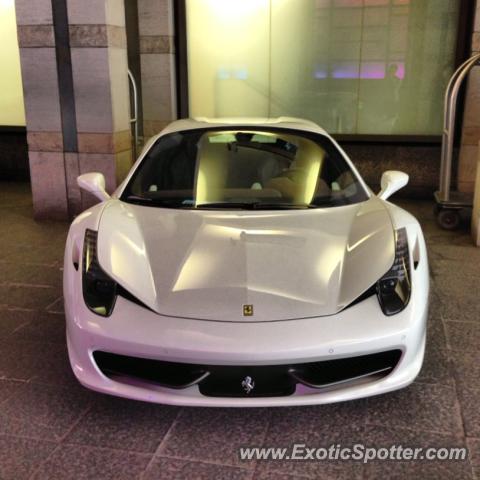 Ferrari 458 Italia spotted in Toronto, Canada