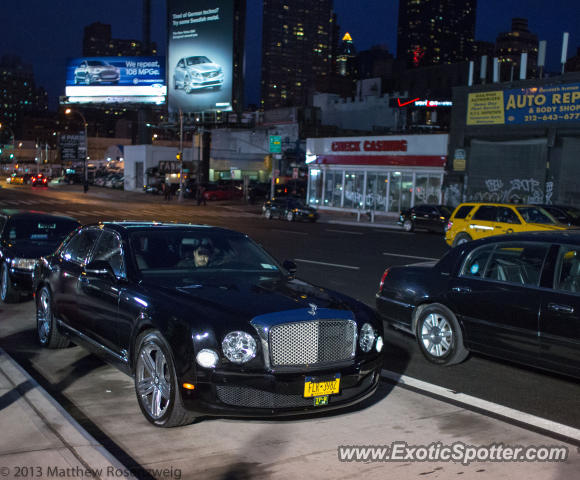 Bentley Mulsanne spotted in New York City, New York