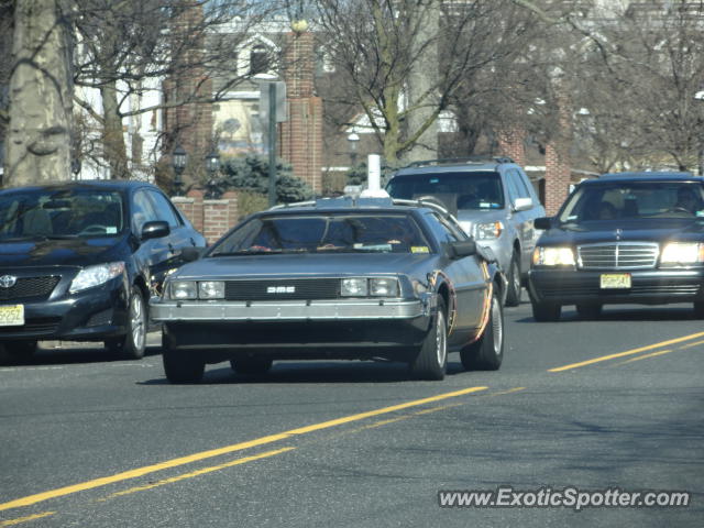 DeLorean DMC-12 spotted in Red Bank, New Jersey