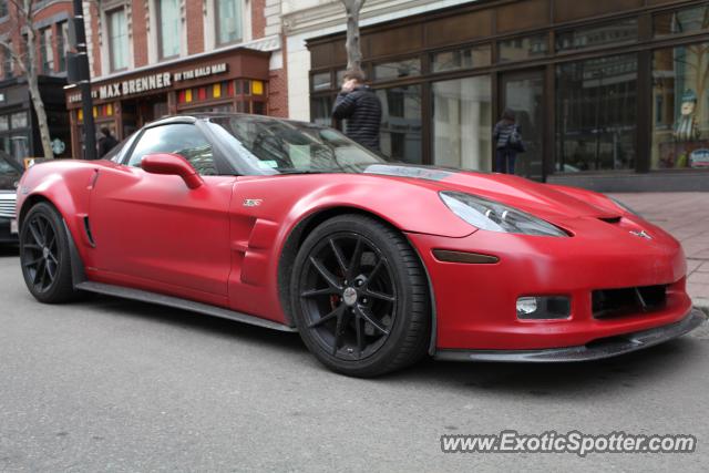 Chevrolet Corvette ZR1 spotted in Boston, Massachusetts