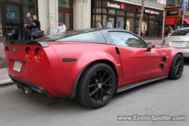 Chevrolet Corvette ZR1 spotted in Boston, Massachusetts