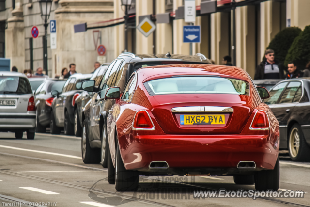 Rolls Royce Wraith spotted in Munich, Germany
