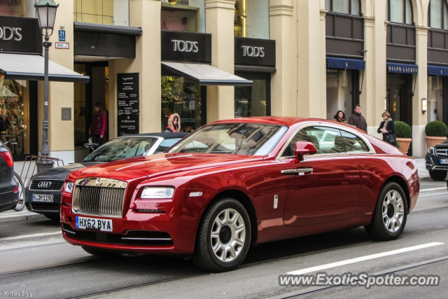 Rolls Royce Wraith spotted in Munich, Germany