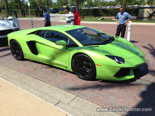 Lamborghini Aventador spotted in Orlando, Florida