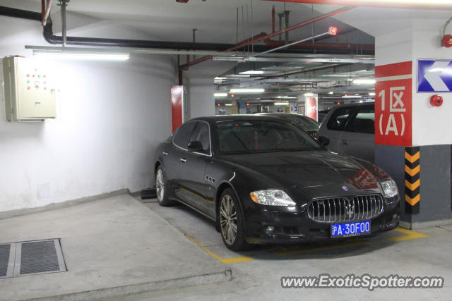 Maserati Quattroporte spotted in Shanghai, China