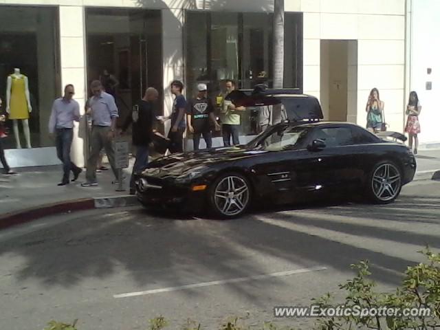 Mercedes SLS AMG spotted in Beverly.Hills, California