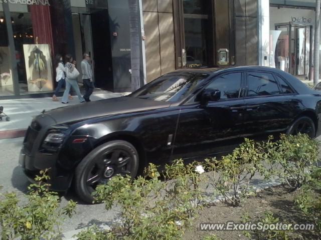 Rolls Royce Ghost spotted in Beverly.Hills, California