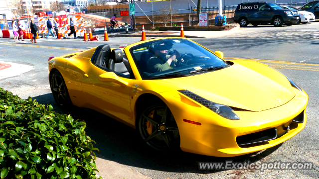 Ferrari 458 Italia spotted in DC, Maryland