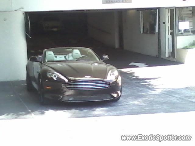 Aston Martin DB9 spotted in Beverly.Hills, California