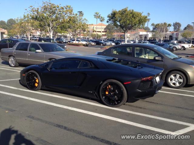 Lamborghini Aventador spotted in San Diego, California