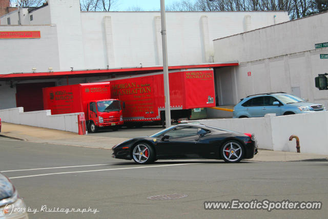 Ferrari 458 Italia spotted in Greenwich, Connecticut