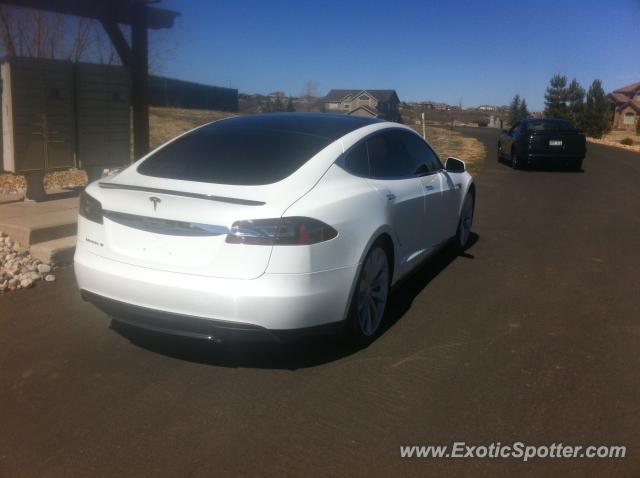 Tesla Model S spotted in Castle Rock, Colorado