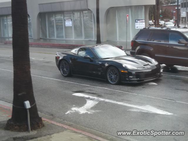 Chevrolet Corvette ZR1 spotted in Beverly Hills, California