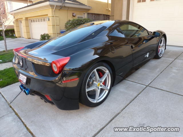 Ferrari 458 Italia spotted in S. San Francisco, California